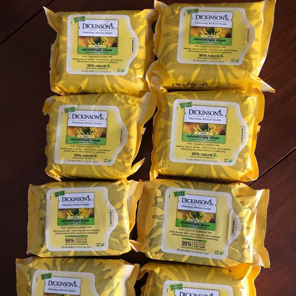 Dickinson's Other - Dickinson's Original Witch Hazel Daily Cleansing Cloths, 8, 24 Cloths/Package